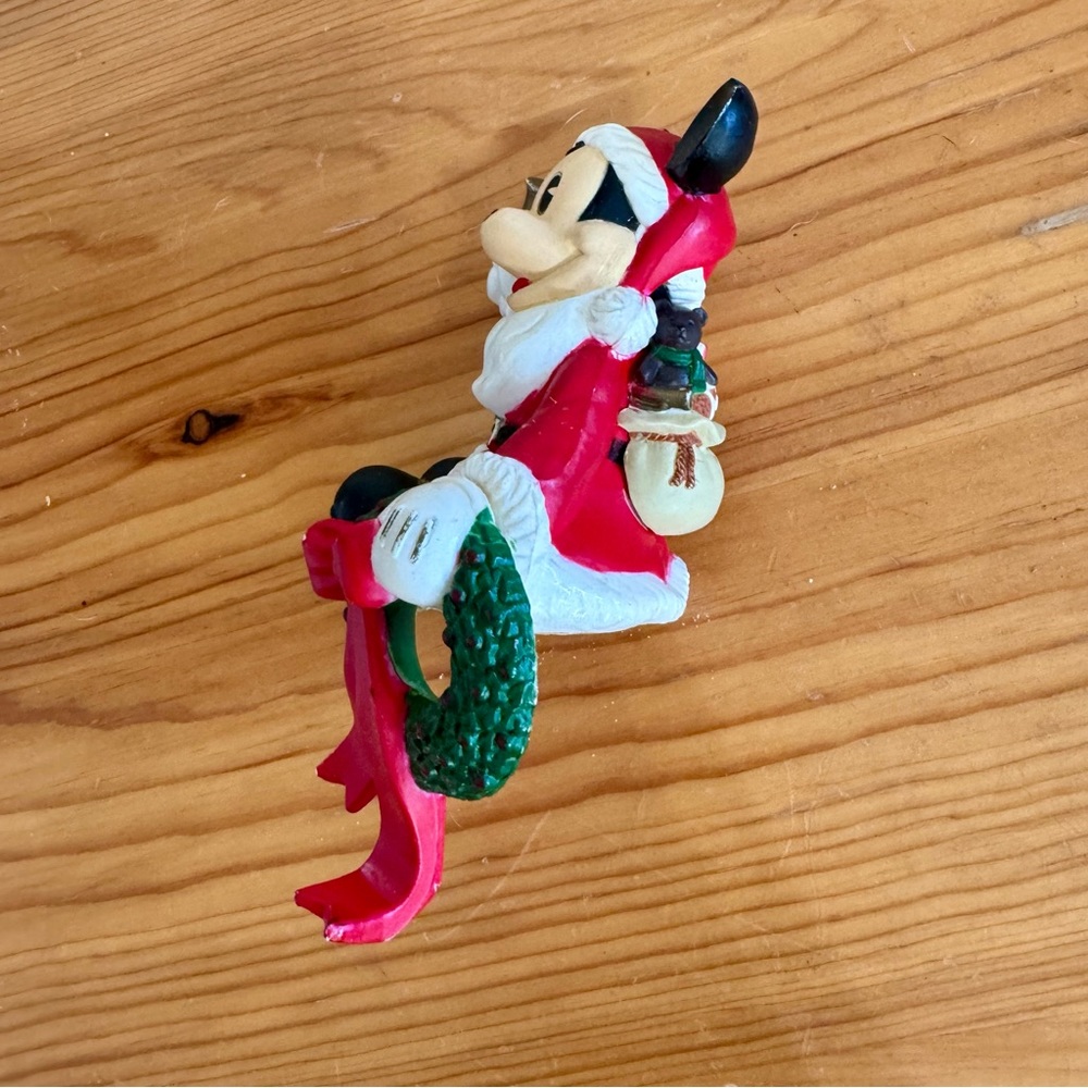 Vintage 90s Disney Mickey Mouse Christmas Stocking Holder 1996 - Picture 5 of 7